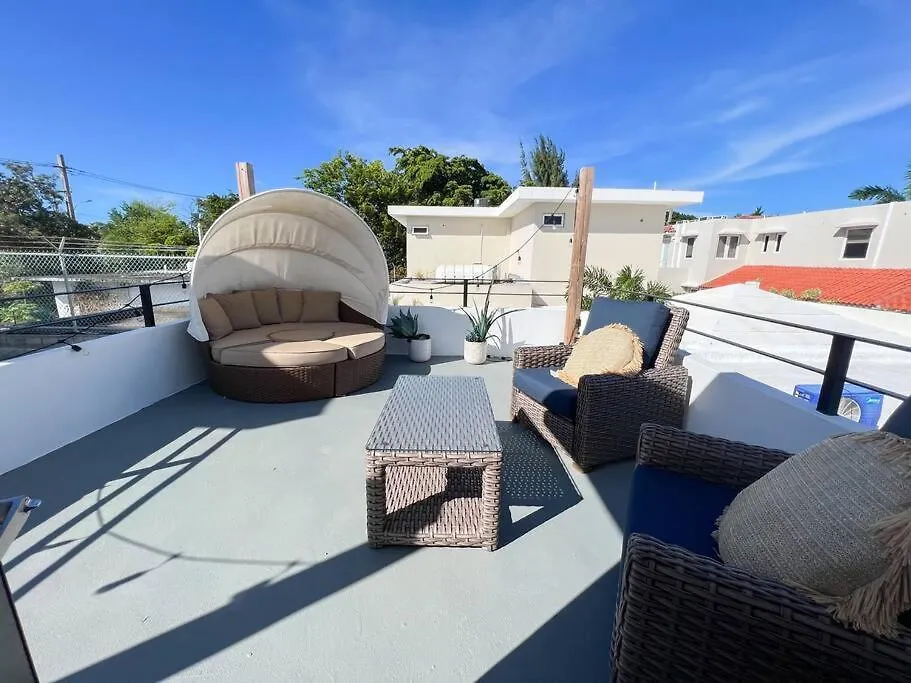 Апартаменты Casa Loba 2 Spacious And Comfy Ocean Park House Сан-Хуан